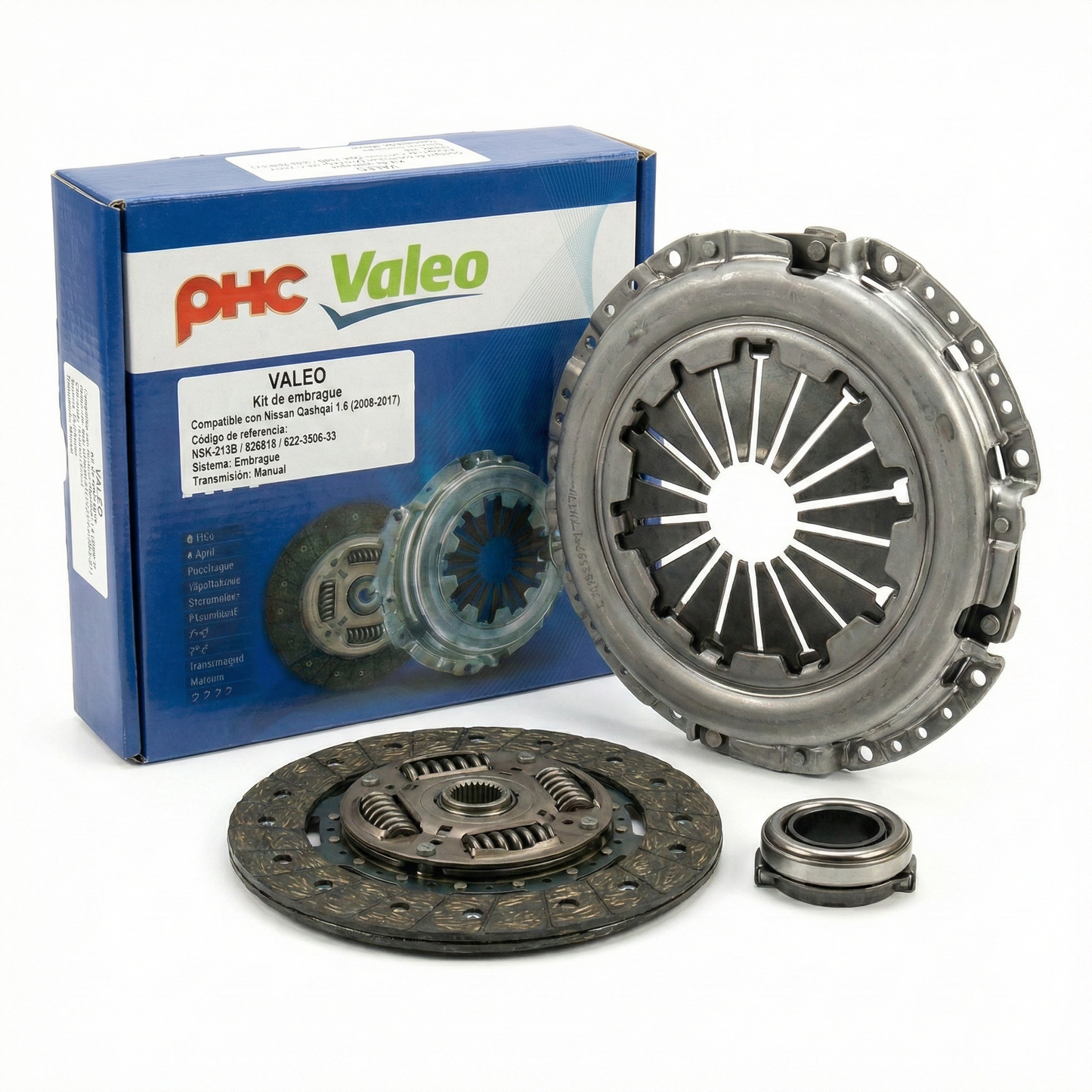 Kit de Embrague VALEO para Nissan Qashqai 1.6 (2008–2017)