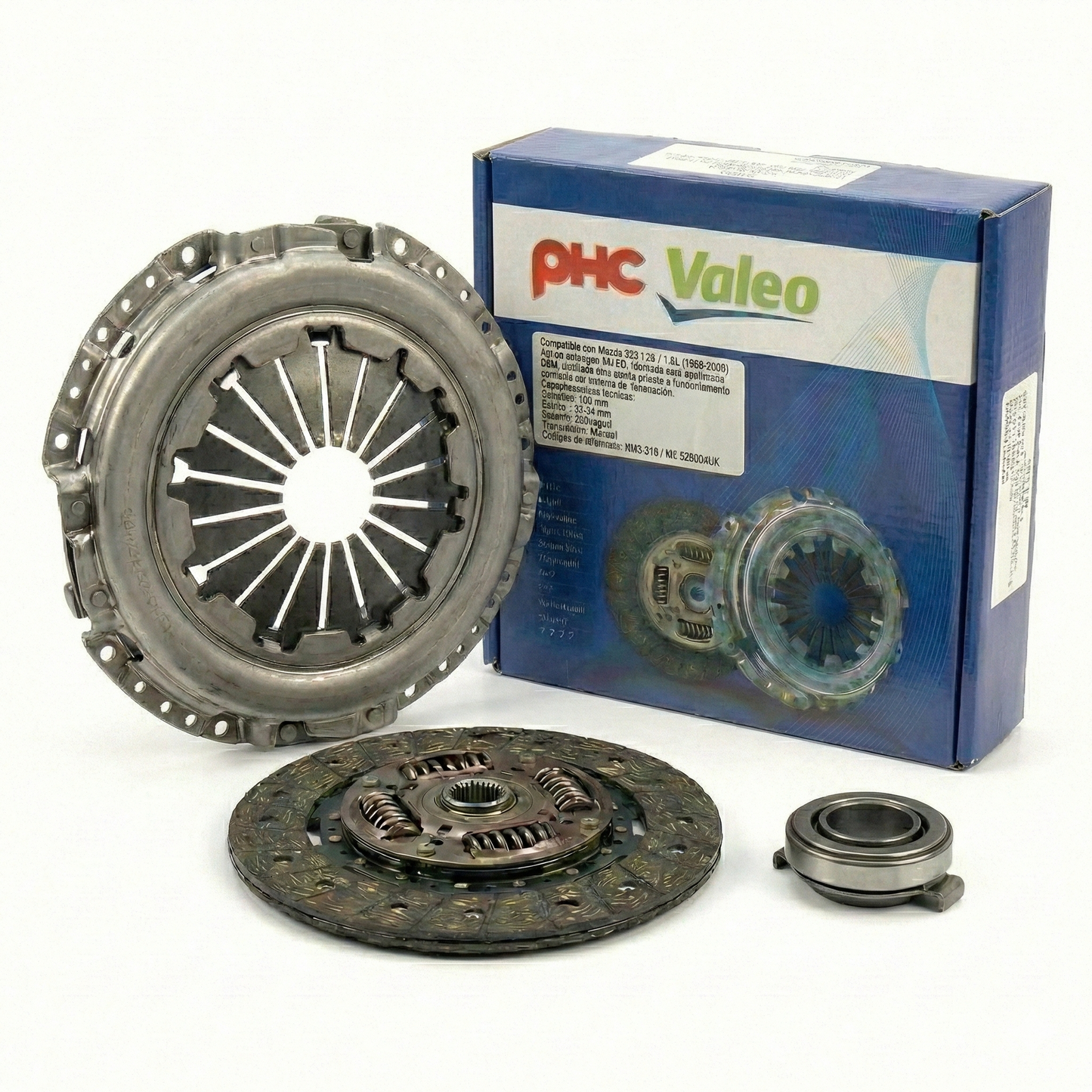 Kit de Embrague VALEO para Mazda 323 1.5 / 1.6 (1998–2003)