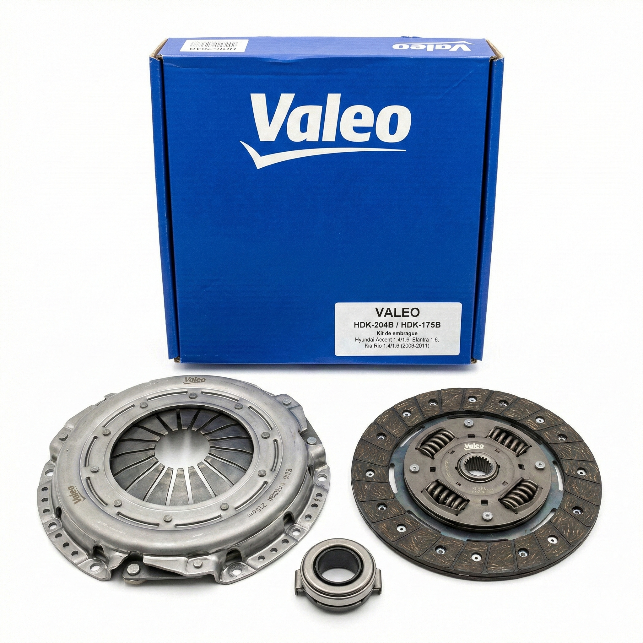 Kit de Embrague VALEO para Hyundai Accent / Elantra 1.6 / Kia Rio (2006-2012)