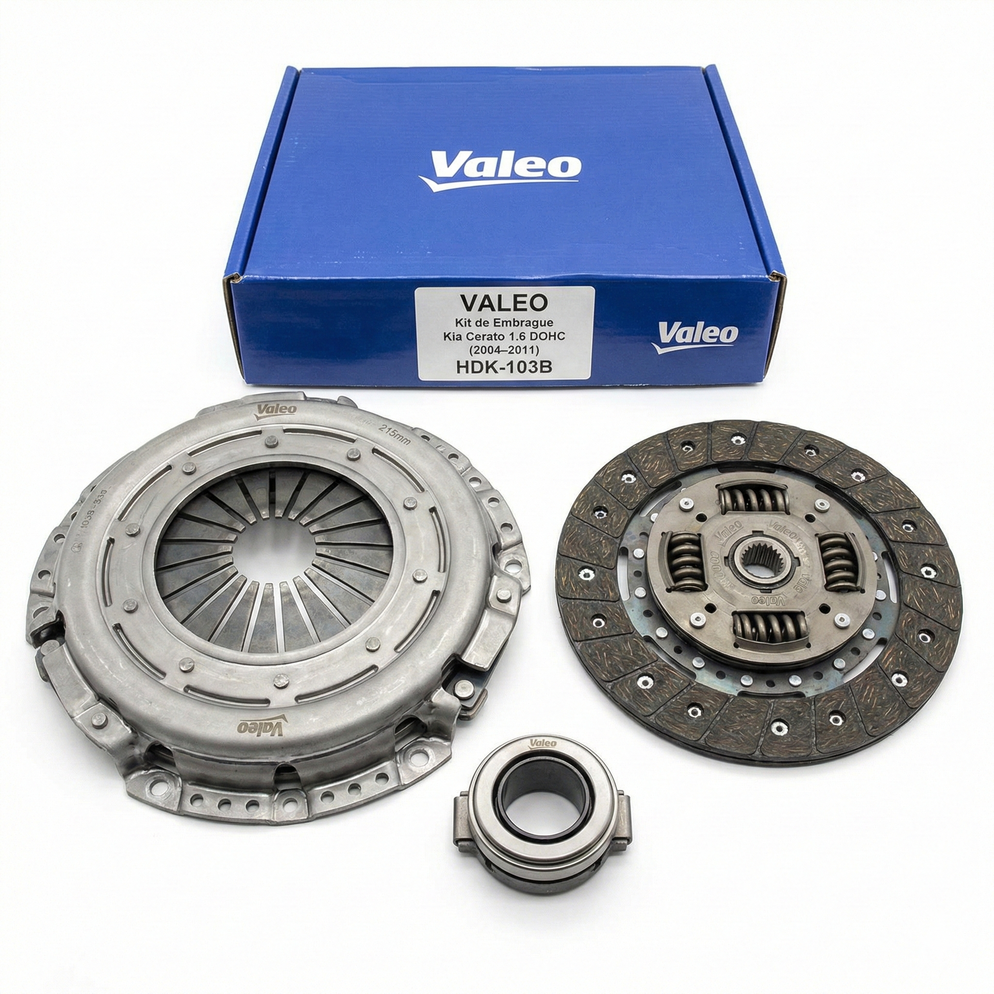 Kit de Embrague VALEO para Kia Cerato 1.6 DOHC (2004–2011)