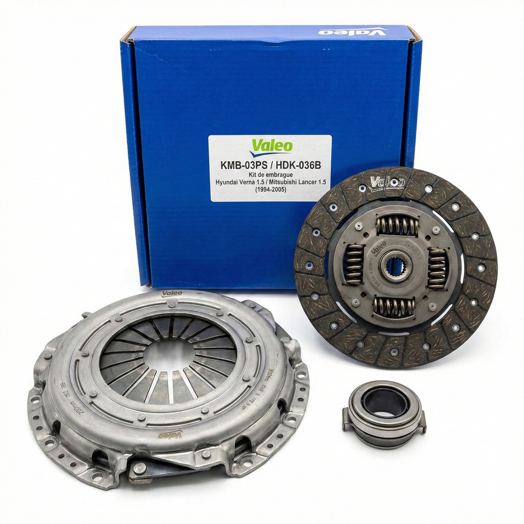 Kit de Embrague VALEO para Hyundai Verna 1.5 / Mitsubishi Lancer 1.5 (1994–2005)