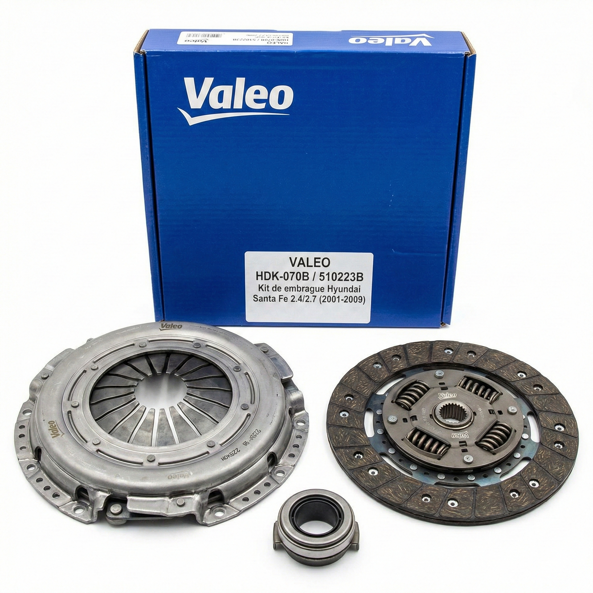 Kit de Embrague VALEO para Hyundai Santa Fe 2.4 / 2.7 DOHC (2001–2009)