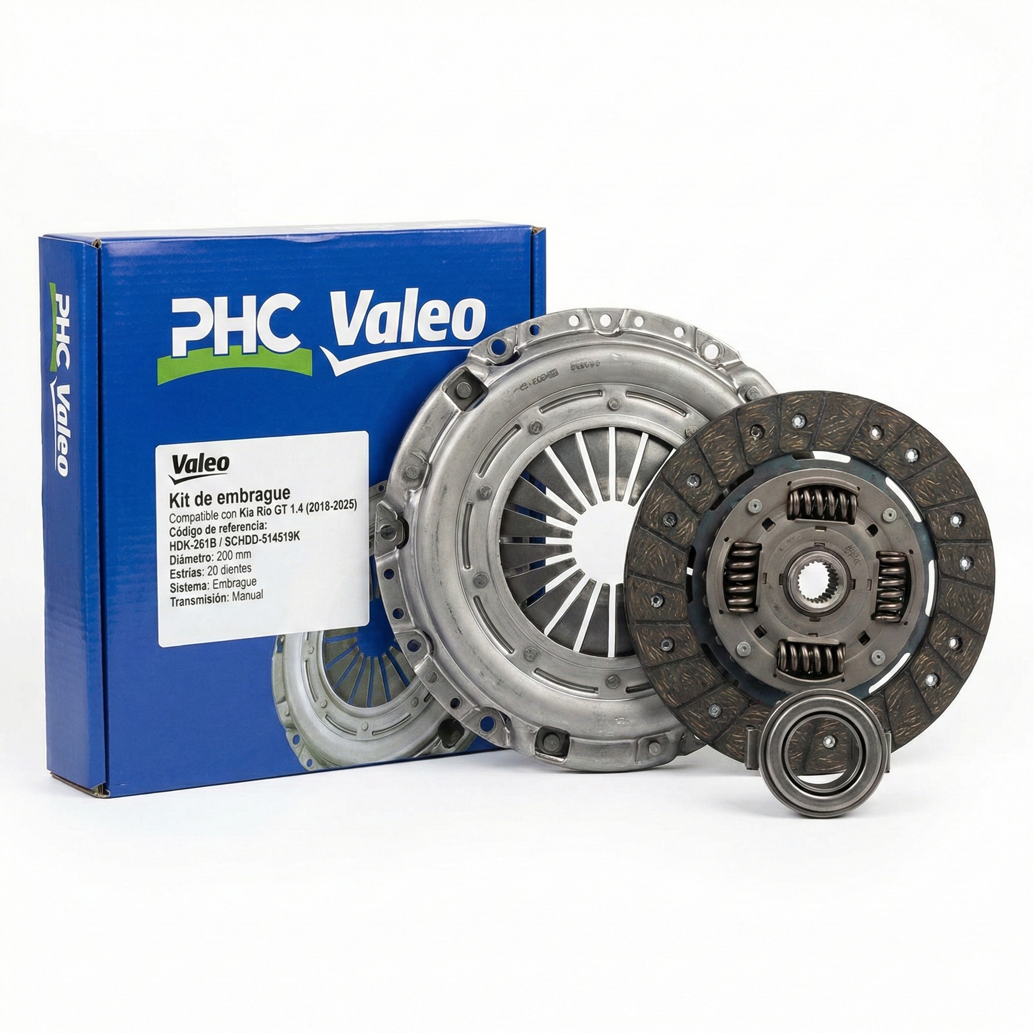 Kit de Embrague VALEO para Kia Rio GT 1.4 (2018 en adelante)