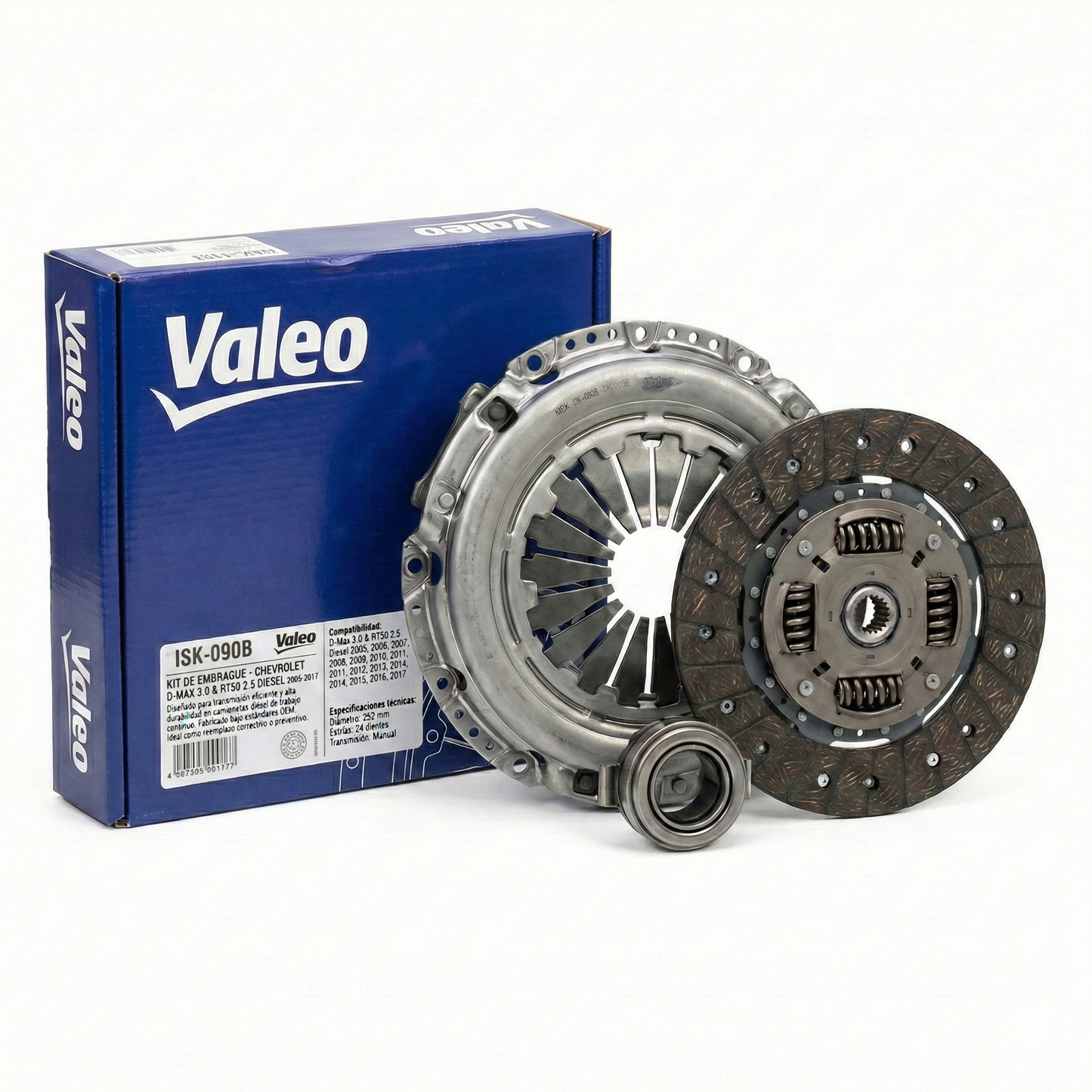 Kit de Embrague VALEO para Chevrolet Luv D-Max 2.5 Diesel