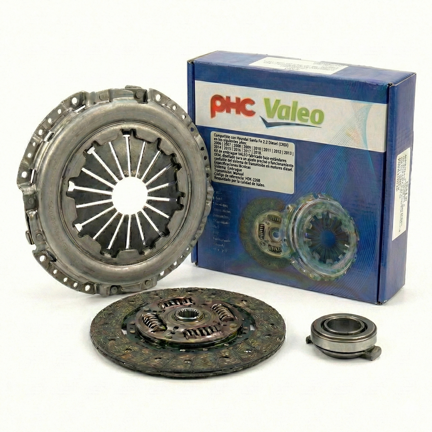 Kit de Embrague VALEO para Hyundai Santa Fe 2.2 Diesel (2006–2018)