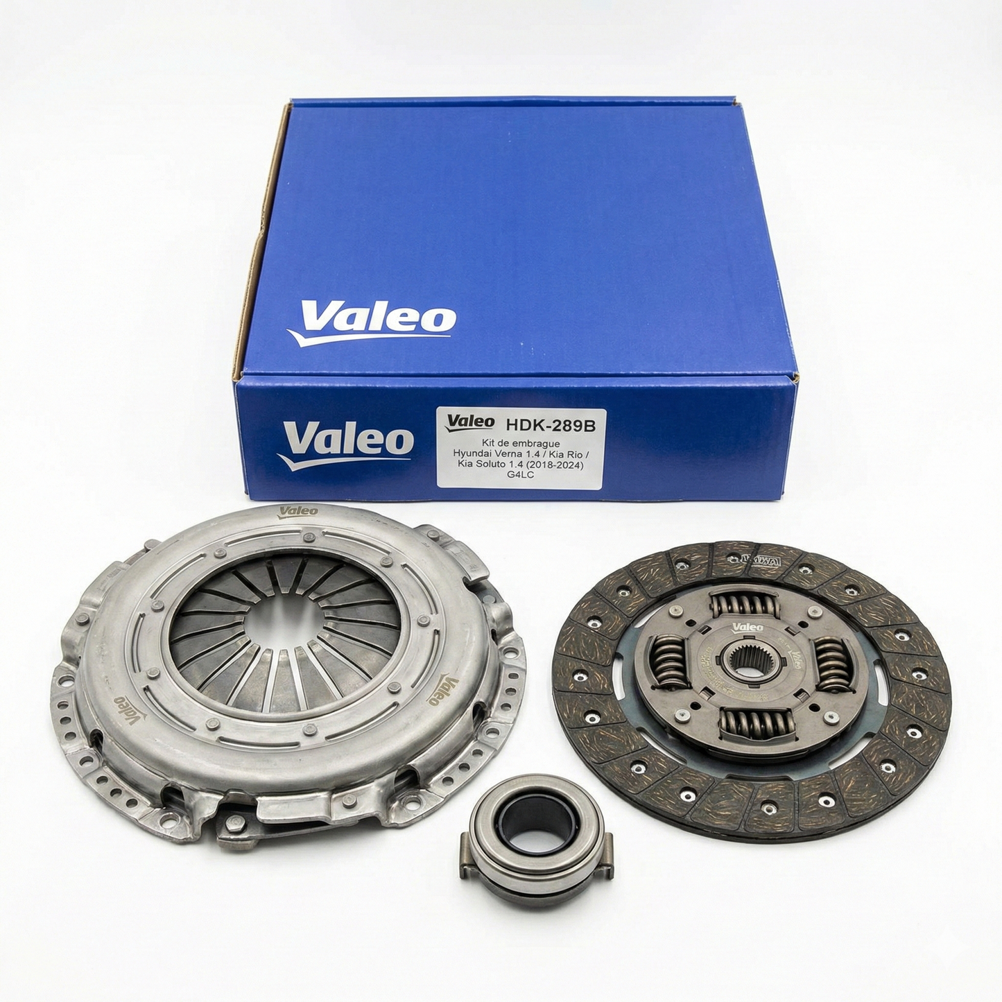 Kit de Embrague VALEO para Hyundai Verna 1.4 / Kia Rio / Kia Soluto 1.4 (2018–2024)