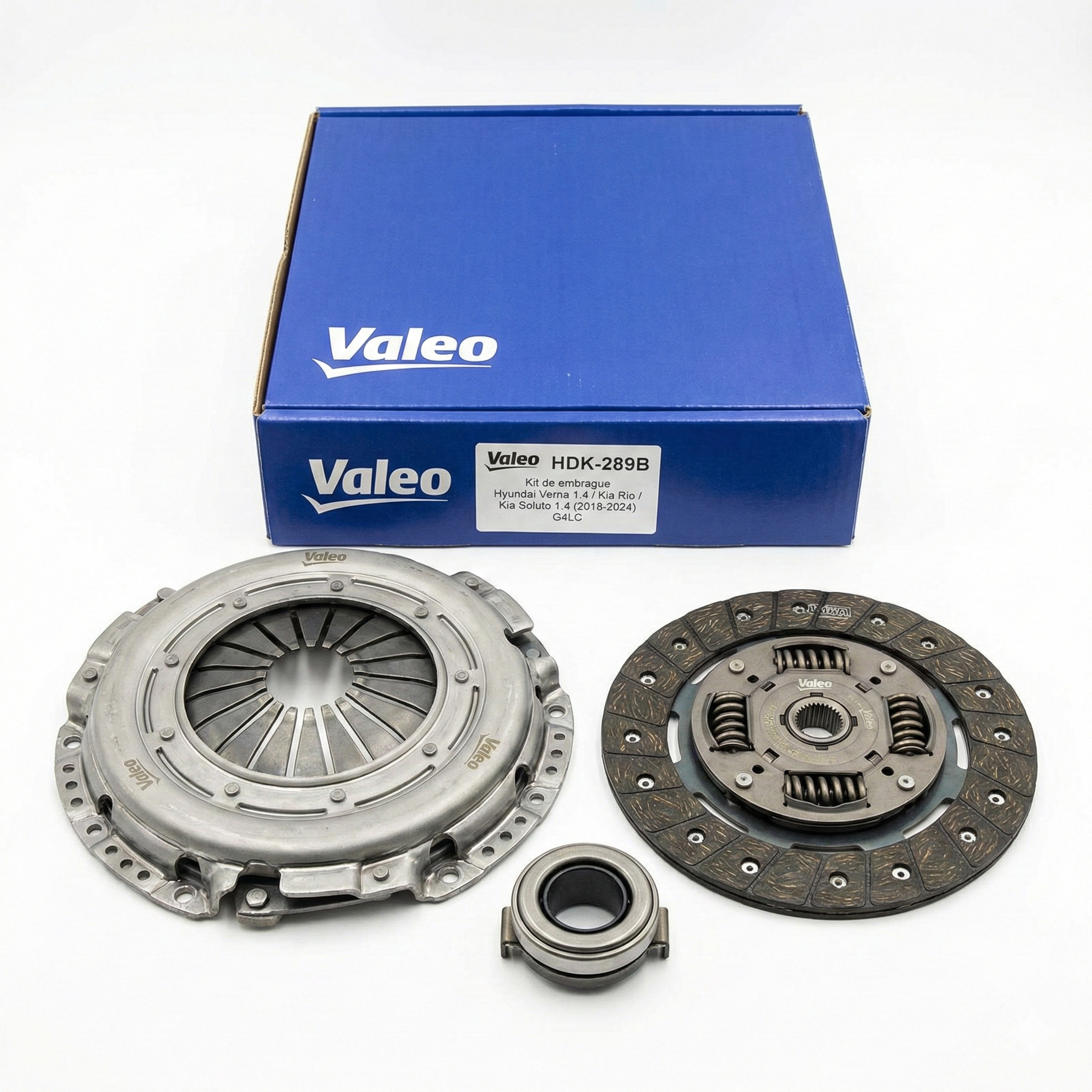 Kit de Embrague VALEO para Hyundai Verna 1.4 / Kia Rio / Kia Soluto 1.4 (2018–2024)